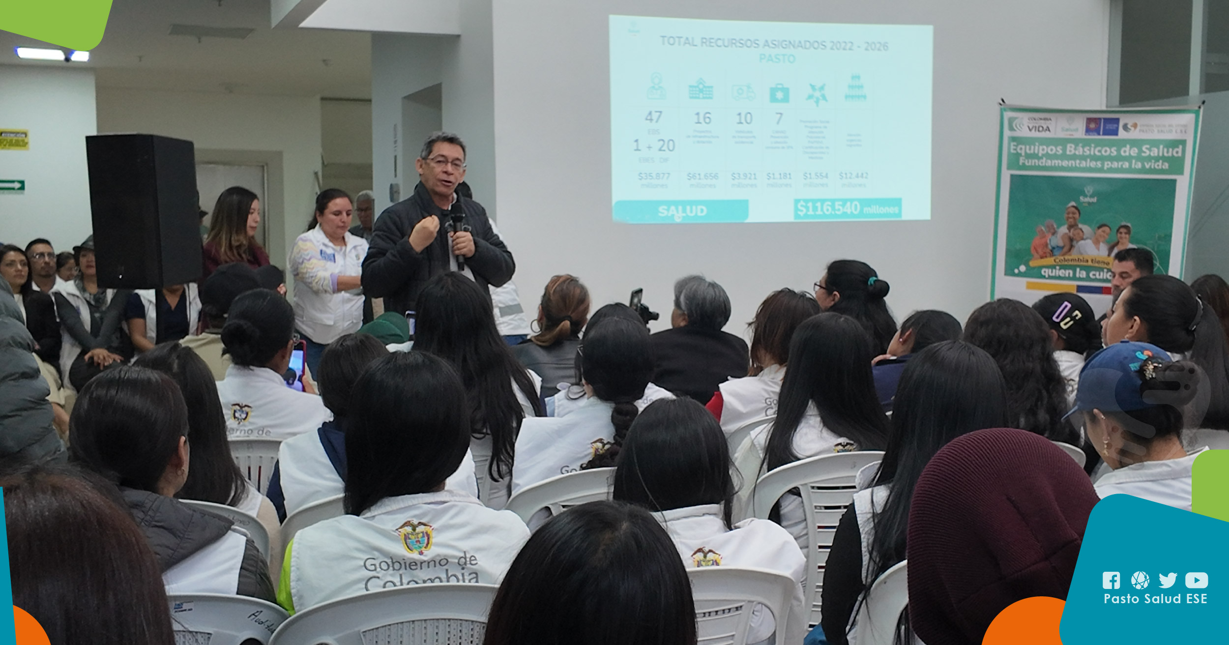 Viceministro garantiza sostenibilidad de Pasto Salud ESE con respaldo nacional